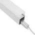 GloboStar® SURFACEPENDANT-PROFILE 70831-1M Προφίλ Αλουμινίου - Βάση & Ψύκτρα Ταινίας LED με Λευκό Γαλακτερό Κάλυμμα - Επιφανειακή & Κρεμαστή Χρήση - Πατητό Κάλυμμα - Λευκό - 1 Μέτρο - Μ100 x Π3.5 x Υ7.4cm - ledmania.gr
