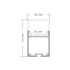 GloboStar® SURFACEPENDANT-PROFILE 70831-1M Προφίλ Αλουμινίου - Βάση & Ψύκτρα Ταινίας LED με Λευκό Γαλακτερό Κάλυμμα - Επιφανειακή & Κρεμαστή Χρήση - Πατητό Κάλυμμα - Λευκό - 1 Μέτρο - Μ100 x Π3.5 x Υ7.4cm - ledmania.gr