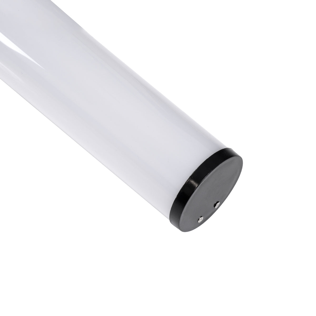 GloboStar® SURFACEPENDANT-PROFILE 70856-1M Προφίλ Αλουμινίου - Βάση & Ψύκτρα Ταινίας LED με Λευκό Γαλακτερό Κάλυμμα - Επιφανειακή & Κρεμαστή Χρήση - Πατητό Κάλυμμα - Μαύρο - 1 Μέτρο - Μ100 x Φ6cm - ledmania.gr