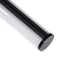 GloboStar® SURFACEPENDANT-PROFILE 70856-1M Προφίλ Αλουμινίου - Βάση & Ψύκτρα Ταινίας LED με Λευκό Γαλακτερό Κάλυμμα - Επιφανειακή & Κρεμαστή Χρήση - Πατητό Κάλυμμα - Μαύρο - 1 Μέτρο - Μ100 x Φ6cm - ledmania.gr