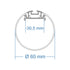 GloboStar® SURFACEPENDANT-PROFILE 70856-1M Προφίλ Αλουμινίου - Βάση & Ψύκτρα Ταινίας LED με Λευκό Γαλακτερό Κάλυμμα - Επιφανειακή & Κρεμαστή Χρήση - Πατητό Κάλυμμα - Μαύρο - 1 Μέτρο - Μ100 x Φ6cm - ledmania.gr
