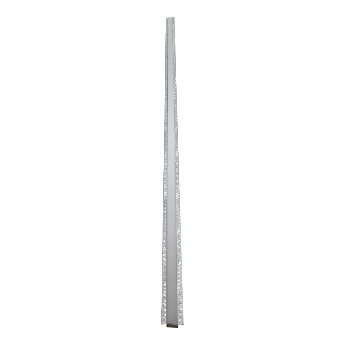GLOBOSTAR® ALP-PLASTERIN GYPSO 70861-3M Χωνευτό Προφίλ Αλουμινίου Ειδικό για Γυψοσανίδα με Λευκό Γαλακτερό Πατητό Κάλυμμα για Ταινίες LED IP20 - Ασημί & Λευκό - Μ300 x Π7.8 x Υ1.4cm - Πακέτο 5 Τεμαχίων
