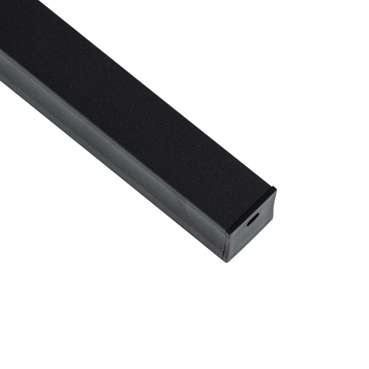 GloboStar® SURFACE-PROFILE 70869-3M Προφίλ Αλουμινίου - Βάση & Ψύκτρα Ταινίας LED με Λευκό Γαλακτερό Κάλυμμα - Επιφανειακή Χρήση - Πατητό Κάλυμμα - Μαύρο - 3 Μέτρα - Πακέτο 5 Τεμαχίων - Μ300 x Π2.3 x Υ2cm - ledmania.gr