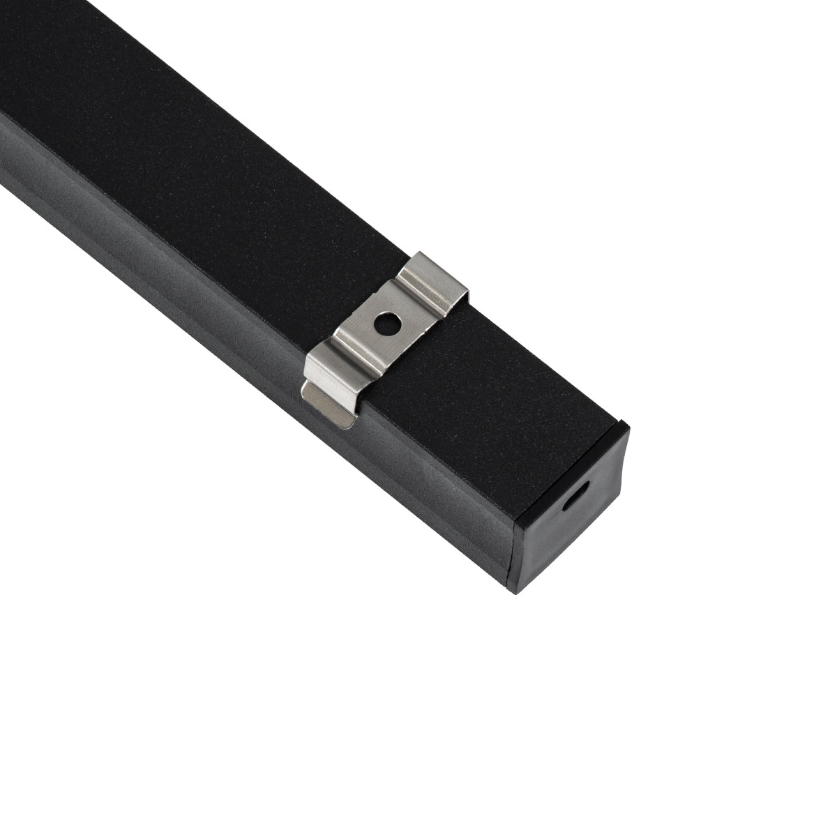 GloboStar® SURFACE-PROFILE 70869-3M Προφίλ Αλουμινίου - Βάση & Ψύκτρα Ταινίας LED με Λευκό Γαλακτερό Κάλυμμα - Επιφανειακή Χρήση - Πατητό Κάλυμμα - Μαύρο - 3 Μέτρα - Πακέτο 5 Τεμαχίων - Μ300 x Π2.3 x Υ2cm - ledmania.gr