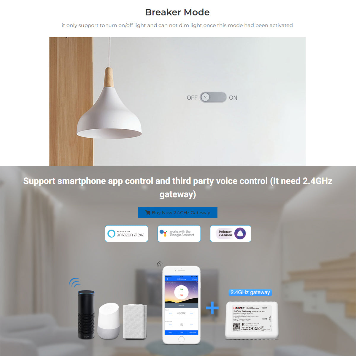 GloboStar® 71432 TRI-C1 Mi-BOXER AC Triac & RF 2.4Ghz & Push Dimmer 1 Καναλιού AC 100-240V 1 x 1.36A 300W - Max 1.36A 300W - IP20 Μ5 x Π5 x Υ2.3cm - 5 Years Warranty - ledmania.gr