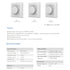 GloboStar® 71443 K1 Mi-BOXER Ασύρματο Επιτοίχιο Χειριστήριο Dimmer RF 2.4Ghz για όλα τα Μονόχρωμα Mi-BOXER Controller DC 3V 1 x CR2032 - IP20 Λευκό Μ8.5 x Π8.5 x Υ2.5cm - 5 Years Warranty - ledmania.gr