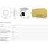 GloboStar® 71444 K1-B Mi-BOXER Ασύρματο Επιτοίχιο Χειριστήριο Dimmer RF 2.4Ghz για όλα τα Μονόχρωμα Mi-BOXER Controller DC 3V 1 x CR2032 - IP20 Μαύρο Μ8.5 x Π8.5 x Υ2.5cm - 5 Years Warranty - ledmania.gr