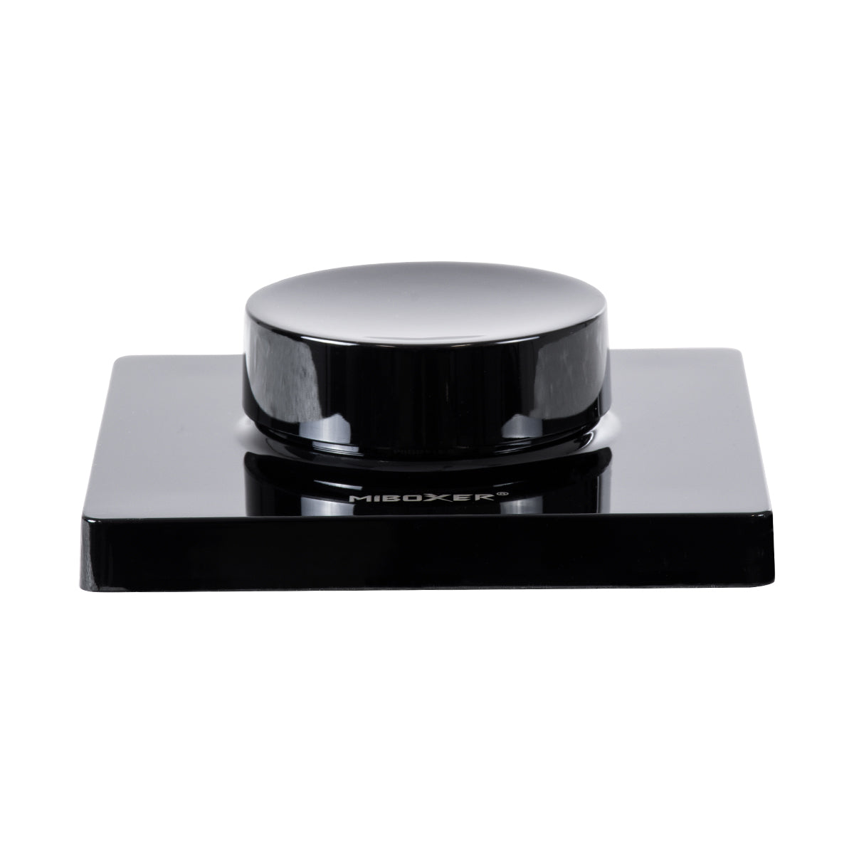 GloboStar® 71444 K1-B Mi-BOXER Ασύρματο Επιτοίχιο Χειριστήριο Dimmer RF 2.4Ghz για όλα τα Μονόχρωμα Mi-BOXER Controller DC 3V 1 x CR2032 - IP20 Μαύρο Μ8.5 x Π8.5 x Υ2.5cm - 5 Years Warranty - ledmania.gr