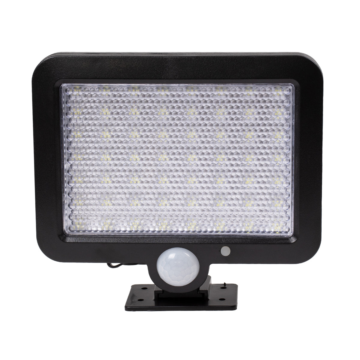 GLOBOSTAR® ZETA 71458 Προβολέας με Ανιχνευτή PIR / Αισθητήρα Κίνησης LED 20W 1000lm 120° DC 5V με Φωτοβολταϊκό Panel 5V 1W & Επαναφορτιζόμενη Μπαταρία Li-ion 3.2V 2400mAh Αδιάβροχο IP65 Ψυχρό Λευκό 6000K - Sanan SMD Chip - Μαύρο - Μ15 x Π3.5 x Υ13cm - ...