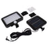 GLOBOSTAR® ZETA 71458 Προβολέας με Ανιχνευτή PIR / Αισθητήρα Κίνησης LED 20W 1000lm 120° DC 5V με Φωτοβολταϊκό Panel 5V 1W & Επαναφορτιζόμενη Μπαταρία Li-ion 3.2V 2400mAh Αδιάβροχο IP65 Ψυχρό Λευκό 6000K - Sanan SMD Chip - Μαύρο - Μ15 x Π3.5 x Υ13cm - ...
