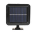 GLOBOSTAR® ZETA 71460 Προβολέας με Ανιχνευτή PIR / Αισθητήρα Κίνησης LED 20W 1000lm 120° DC 5V με Φωτοβολταϊκό Panel 5V 1W & Επαναφορτιζόμενη Μπαταρία Li-ion 3.2V 2400mAh Αδιάβροχο IP65 Ψυχρό Λευκό 6000K - Sanan COB Chip - Μαύρο - Μ15 x Π3.5 x Υ13cm - ...