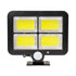 GLOBOSTAR® ZETA 71462 Προβολέας με Ανιχνευτή PIR / Αισθητήρα Κίνησης LED 20W 1000lm 120° DC 5V με Φωτοβολταϊκό Panel 5V 1W & Επαναφορτιζόμενη Μπαταρία Li-ion 3.2V 2400mAh Αδιάβροχο IP65 Ψυχρό Λευκό 6000K - Sanan COB Chip - Μαύρο - Μ15 x Π3.5 x Υ13cm - ...