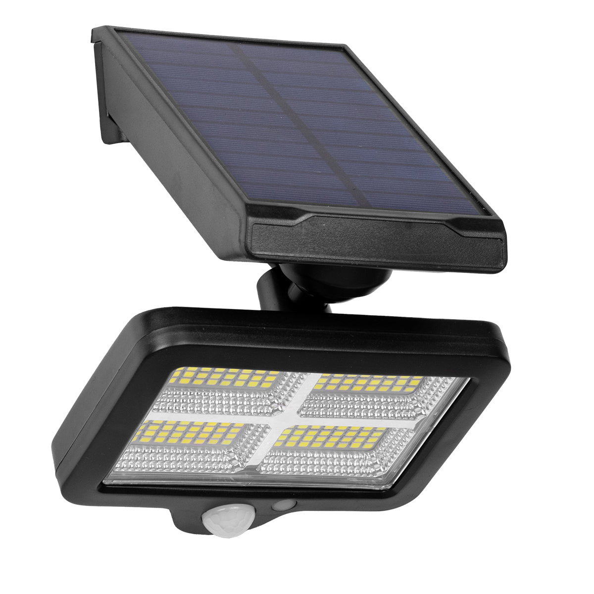 GLOBOSTAR® ORVION 71483 Προβολέας με IR Ασύρματο Χειριστήριο LED 20W 1000lm 120° DC 5V με Φωτοβολταϊκό Panel 5V 1W & Επαναφορτιζόμενη Μπαταρία Li-ion 3.2V 2400mAh Αδιάβροχο IP65 Ψυχρό Λευκό 6000K Dimmable - Sanan SMD Chip - Μαύρο - Μ12.5 x Π3.5 x Υ10cm...