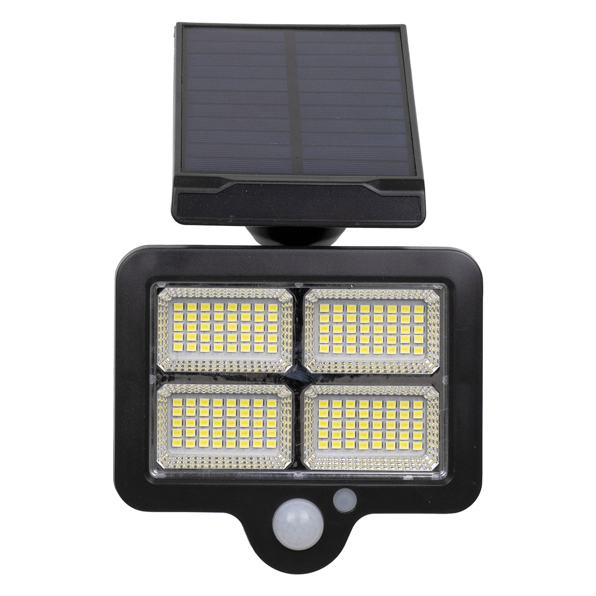 GLOBOSTAR® ORVION 71483 Προβολέας με IR Ασύρματο Χειριστήριο LED 20W 1000lm 120° DC 5V με Φωτοβολταϊκό Panel 5V 1W & Επαναφορτιζόμενη Μπαταρία Li-ion 3.2V 2400mAh Αδιάβροχο IP65 Ψυχρό Λευκό 6000K Dimmable - Sanan SMD Chip - Μαύρο - Μ12.5 x Π3.5 x Υ10cm...