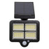 GLOBOSTAR® ORVION 71483 Προβολέας με IR Ασύρματο Χειριστήριο LED 20W 1000lm 120° DC 5V με Φωτοβολταϊκό Panel 5V 1W & Επαναφορτιζόμενη Μπαταρία Li-ion 3.2V 2400mAh Αδιάβροχο IP65 Ψυχρό Λευκό 6000K Dimmable - Sanan SMD Chip - Μαύρο - Μ12.5 x Π3.5 x Υ10cm...
