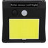 GloboStar® 71496 Αυτόνομο Ηλιακό Φωτιστικό LED COB 12W 1200lm με Ενσωματωμένη Μπαταρία 1200mAh - Φωτοβολταϊκό Πάνελ με Αισθητήρα Ημέρας-Νύχτας και PIR Αισθητήρα Κίνησης Αδιάβροχο IP65 Ψυχρό Λευκό 6000K - ledmania.gr