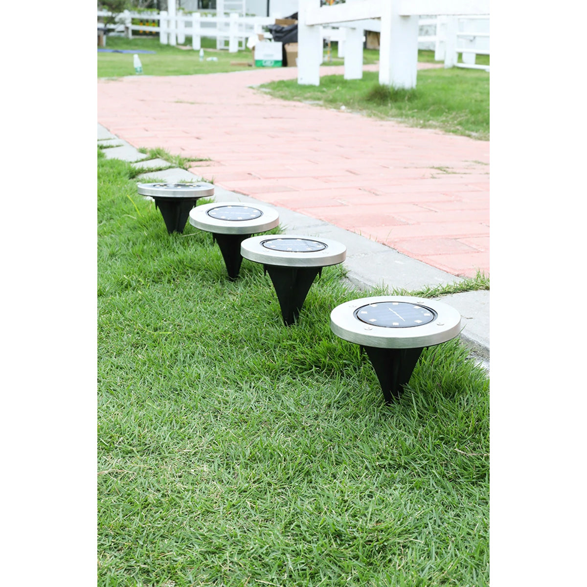 GloboStar® 71503 Αυτόνομο Ηλιακό Φωτιστικό Κήπου LED SMD 3W 170lm με Ενσωματωμένη Μπαταρία 600mAh - Φωτοβολταϊκό Πάνελ με Αισθητήρα Ημέρας-Νύχτας Αδιάβροχο IP65 Θερμό Λευκό 3000K - ledmania.gr