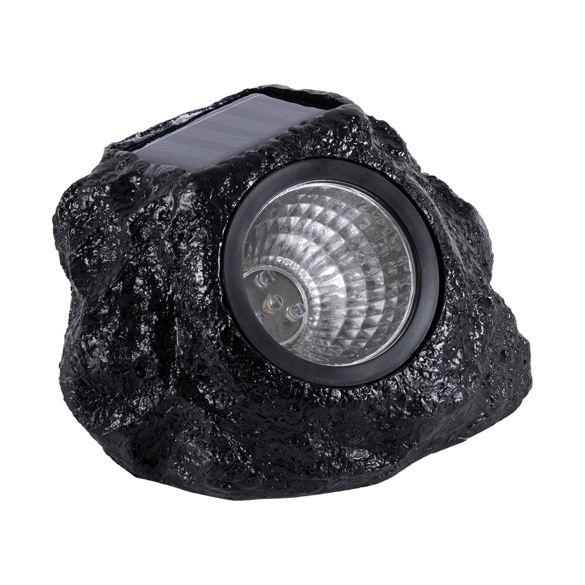 GLOBOSTAR® ROCHLIGHT 71509 Διακοσμητικό Φωτιστικό Κήπου LED 1W 50lm 120° DC 5V με Φωτοβολταϊκό Panel 5V 0.1W & Επαναφορτιζόμενη Μπαταρία Li-ion 3.2V 600mAh Αδιάβροχο IP65 Θερμό Λευκό 2700K - Μ14 x Π13 x Υ11cm - 1 Χρόνο Εγγύηση - ledmania.gr