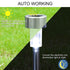 GloboStar® 71520 Αυτόνομο Ηλιακό Φωτιστικό LED SMD 1W 100lm με Ενσωματωμένη Μπαταρία 600mAh - Φωτοβολταϊκό Πάνελ με Αισθητήρα Ημέρας-Νύχτας Αδιάβροχο IP65 Φανάρι Κήπου Στρογγυλό Ψυχρό Λευκό 6000K - ledmania.gr