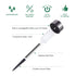 GloboStar® 71520 Αυτόνομο Ηλιακό Φωτιστικό LED SMD 1W 100lm με Ενσωματωμένη Μπαταρία 600mAh - Φωτοβολταϊκό Πάνελ με Αισθητήρα Ημέρας-Νύχτας Αδιάβροχο IP65 Φανάρι Κήπου Στρογγυλό Ψυχρό Λευκό 6000K - ledmania.gr