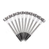 GloboStar® 71521-10 ΣΕΤ 10 Τεμαχίων Αυτόνομα Ηλιακά Φωτιστικά LED SMD 1W 40lm με Ενσωματωμένη Μπαταρία 600mAh - Φωτοβολταϊκό Πάνελ με Αισθητήρα Ημέρας-Νύχτας Αδιάβροχο IP65 Φανάρι Κήπου Στρογγυλό Θερμό Λευκό 2700K