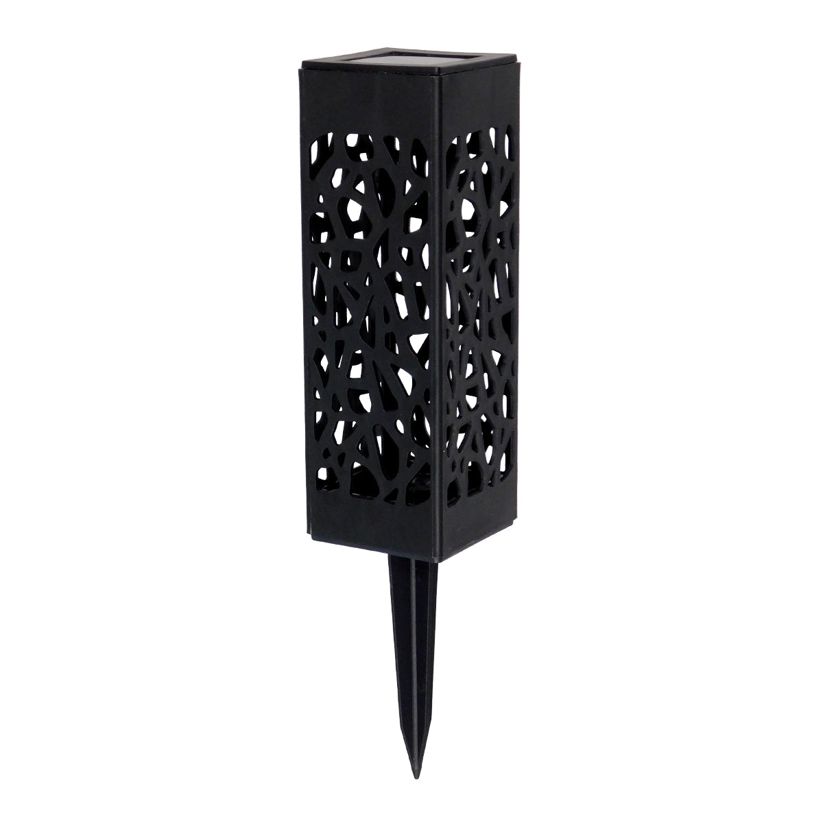 GloboStar® TRIBAL 71526 ΣΕΤ 4 Τεμαχίων Αυτόνομα Ηλιακά Φωτιστικά LED SMD 0.80W/Τεμ. 80lm/Τεμ. με Ενσωματωμένη Μπαταρία 600mAh - Φωτοβολταϊκό Πάνελ με Αισθητήρα Ημέρας-Νύχτας Αδιάβροχο IP65 Φανάρι Κήπου Τετράγωνο Θερμό Λευκό 2700K Μ6 x Π6 x Υ18cm - 1 Χρ... - ledmania.gr