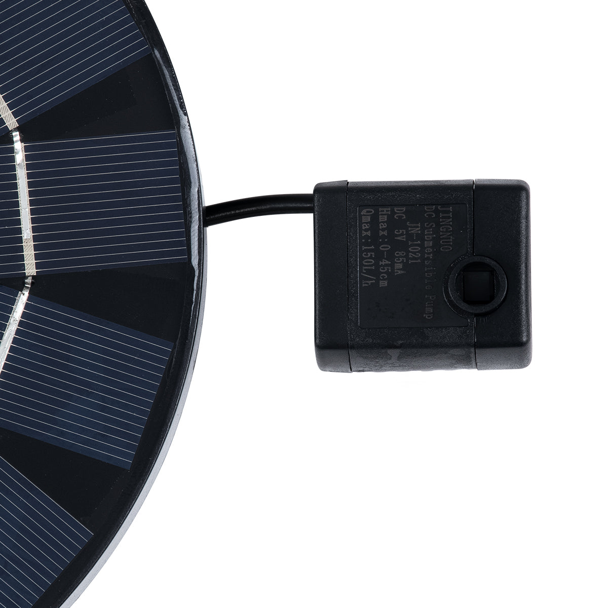 GloboStar® 71533 Ηλιακό Αυτόνομο Φωτοβολταϊκό Διακοσμητικό Συντριβάνι LED 3W με Μέγιστο Ύψος Νερού 30-60cm - 4 Διαφορετικά Μπέκ Ψεκασμού Αδιάβροχο IP68 Πολύχρωμο RGB Φ18 x Υ8cm - ledmania.gr