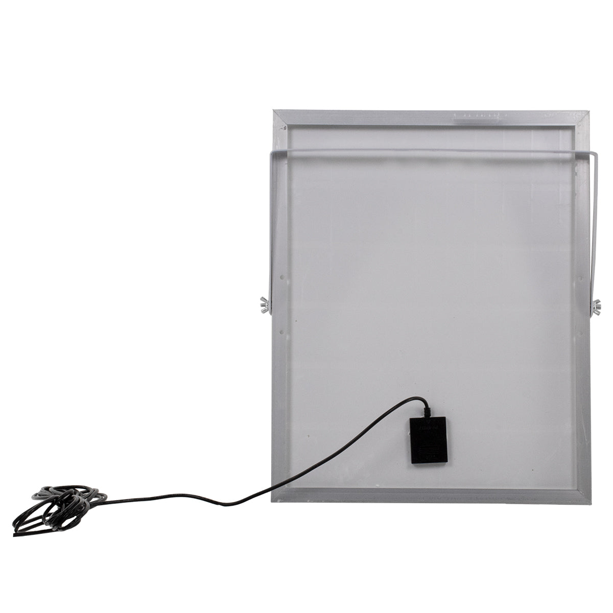GLOBOSTAR® HERMES 71556 Προβολέας LED 60W 600lm 120° DC 5V με Φωτοβολταϊκό Panel 5V 12W & Επαναφορτιζόμενη Μπαταρία Li-ion 3.2V 10000mAh Αδιάβροχο IP65 Ψυχρό Λευκό 6000K - Sanan Chip - Μαύρο - Μ26.5 x Π22 x Υ6.5cm - 2 Χρόνια Εγγύηση - ledmania.gr