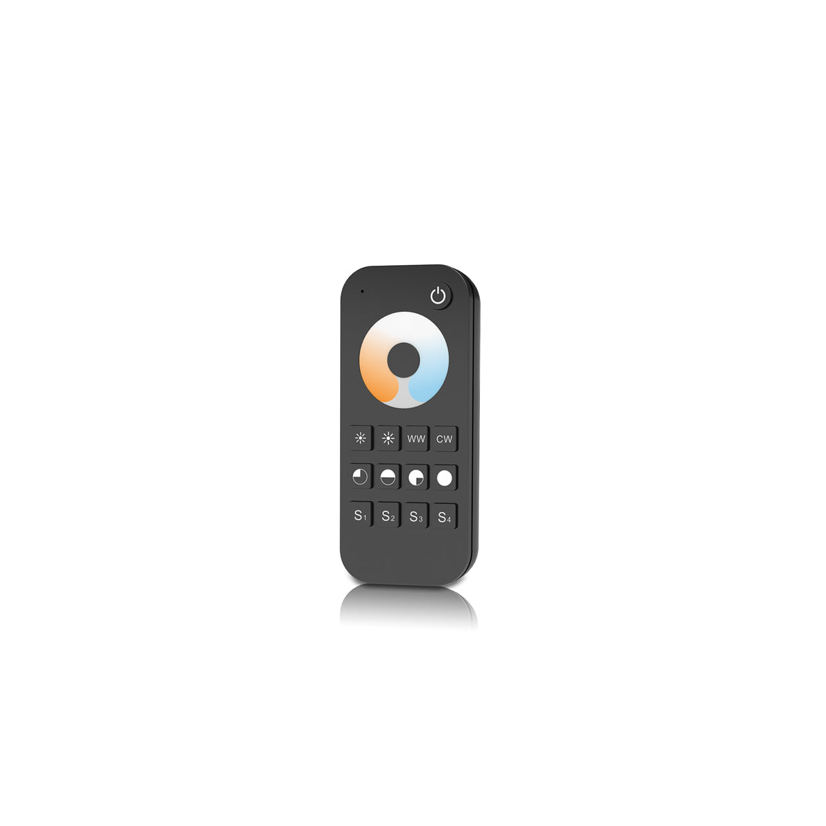 GloboStar® 71566 RT2 SKYDANCE Ασύρματο Χειριστήριο Αφής RF 2.4Ghz 1 Group για όλα τα CCT SKYDANCE Controller DC 3V 2 x AAA - IP20 Μαύρο Μ12.2 x Π5.3 x Υ1.7cm - 5 Years Warranty - ledmania.gr