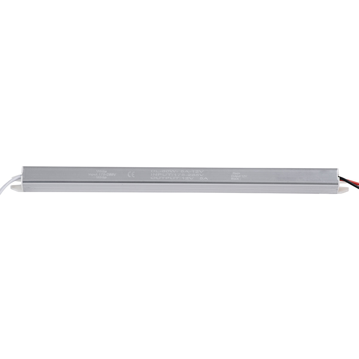 GLOBOSTAR® LUMISLIM 73024 Τροφοδοτικό/Μετασχηματιστής PELV 60W 5A DC 12V IP20 - AC 220-240V σε DC 12V - Μ31 x Π1.8 x Υ1.8cm - 3 Χρόνια Εγγύηση - ledmania.gr
