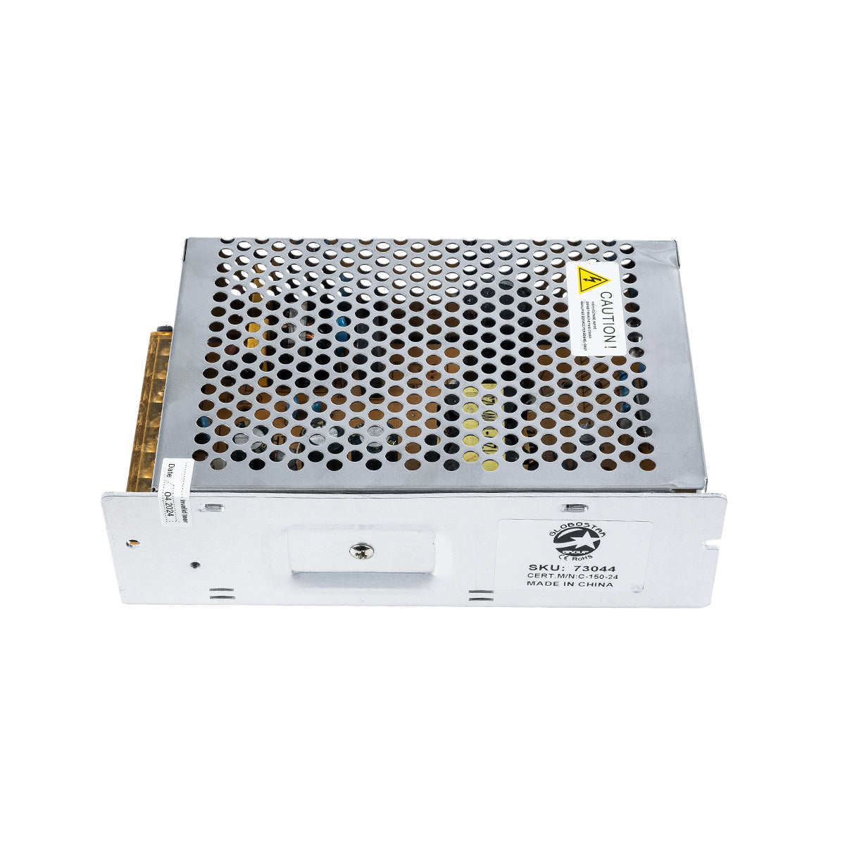 GLOBOSTAR® LUMIVOLT 73044 Τροφοδοτικό/Μετασχηματιστής PELV 150W 6.25A DC 24V IP20 - AC 220-240V σε DC 24V / Ρυθμιζόμενo από DC 22.5V έως DC 25.5V - Μ16 x Π10 x Υ4.8cm - 3 Χρόνια Εγγύηση - ledmania.gr