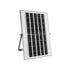 GLOBOSTAR® LUMOVOX 73067 Προβολέας LED 100W 5000lm 120° DC 5V με Φωτοβολταϊκό Panel 5V 8W & Επαναφορτιζόμενη Μπαταρία Li-ion 3.2V 5000mAh Αδιάβροχο IP65 Ψυχρό Λευκό 6000K - 120 x SMD2835 Sanan Chip - Γκρι Ανθρακί - Μ24.5 x Π0 x Υ15.8cm - 2 Χρόνια Εγγύηση - ledmania.gr