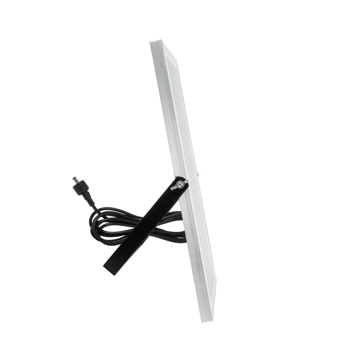 GLOBOSTAR® LUMOVOX 73067 Προβολέας LED 100W 5000lm 120° DC 5V με Φωτοβολταϊκό Panel 5V 8W & Επαναφορτιζόμενη Μπαταρία Li-ion 3.2V 5000mAh Αδιάβροχο IP65 Ψυχρό Λευκό 6000K - 120 x SMD2835 Sanan Chip - Γκρι Ανθρακί - Μ24.5 x Π0 x Υ15.8cm - 2 Χρόνια Εγγύηση - ledmania.gr
