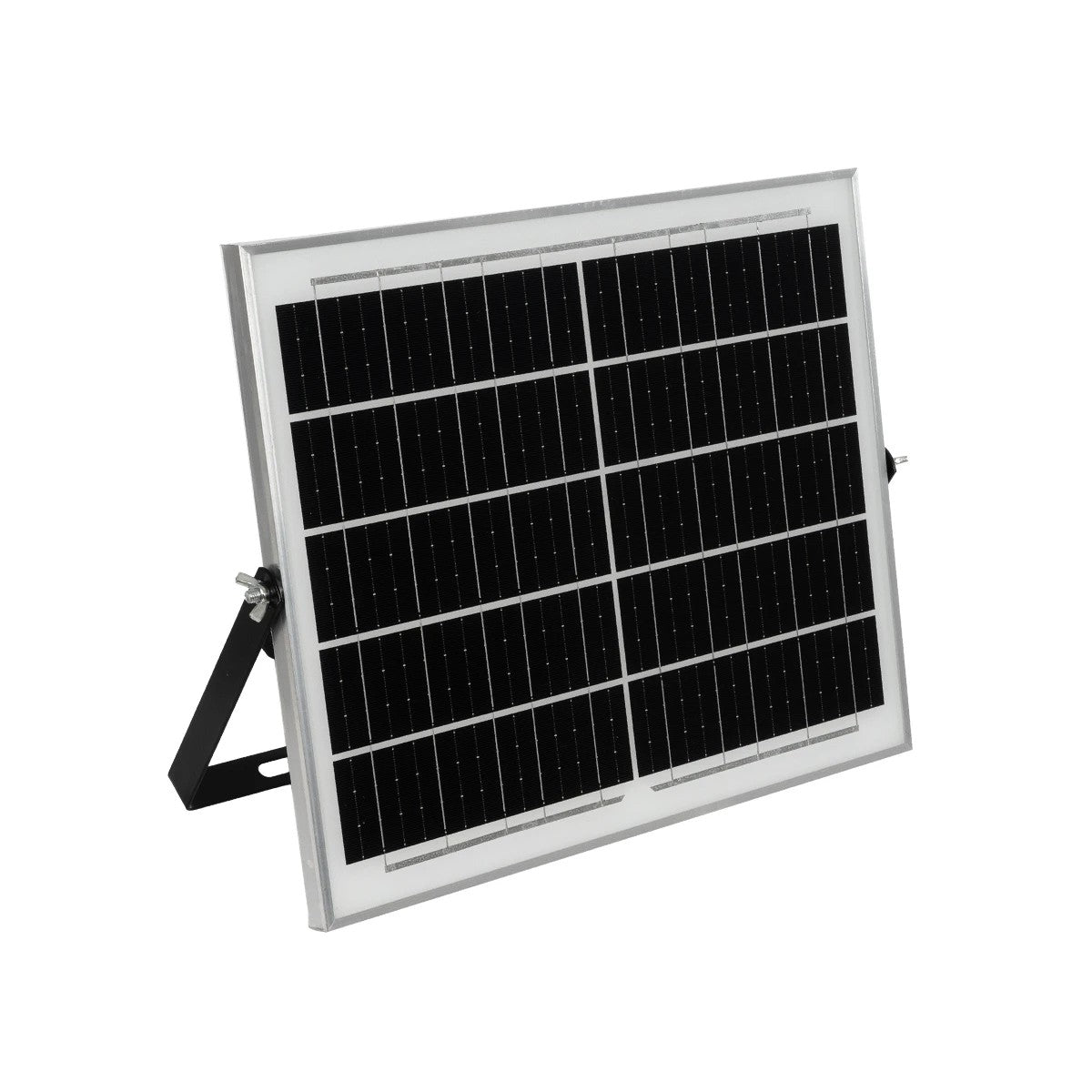 GLOBOSTAR® LUMOVOX 73068 Προβολέας LED 200W 10000lm 120° DC 5V με Φωτοβολταϊκό Panel 5V 12W & Επαναφορτιζόμενη Μπαταρία Li-ion 3.2V 10000mAh Αδιάβροχο IP65 Ψυχρό Λευκό 6000K - 180 x SMD2835 Sanan Chip - Γκρι Ανθρακί - Μ29 x Π0 x Υ19cm - 2 Χρόνια Εγγύηση - ledmania.gr