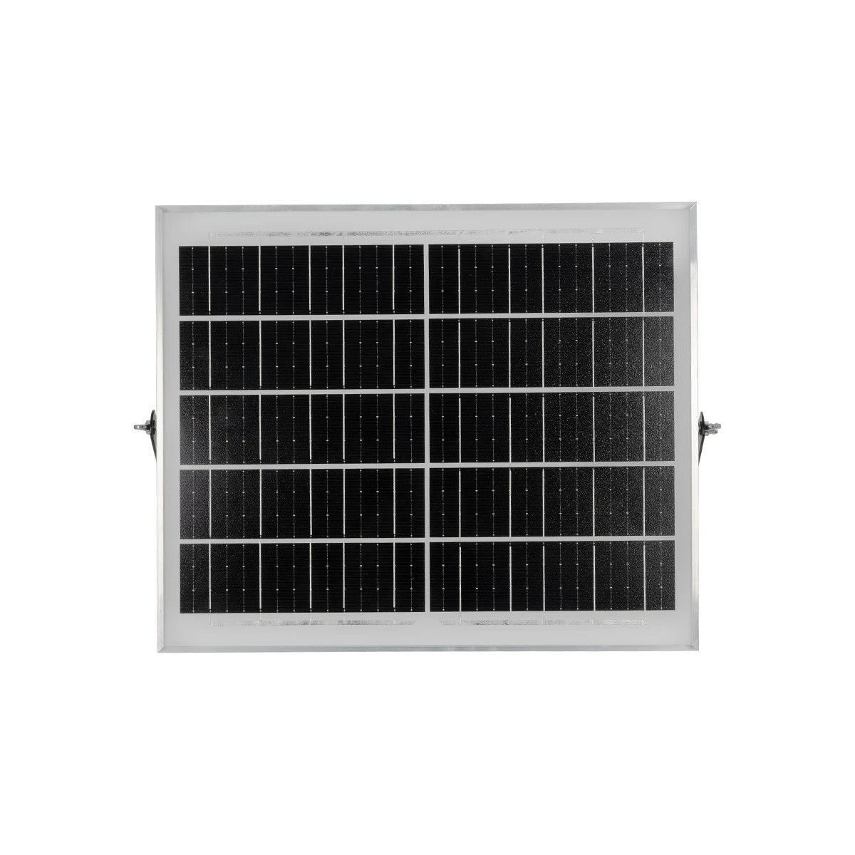 GLOBOSTAR® LUMOVOX 73068 Προβολέας LED 200W 10000lm 120° DC 5V με Φωτοβολταϊκό Panel 5V 12W & Επαναφορτιζόμενη Μπαταρία Li-ion 3.2V 10000mAh Αδιάβροχο IP65 Ψυχρό Λευκό 6000K - 180 x SMD2835 Sanan Chip - Γκρι Ανθρακί - Μ29 x Π0 x Υ19cm - 2 Χρόνια Εγγύηση - ledmania.gr