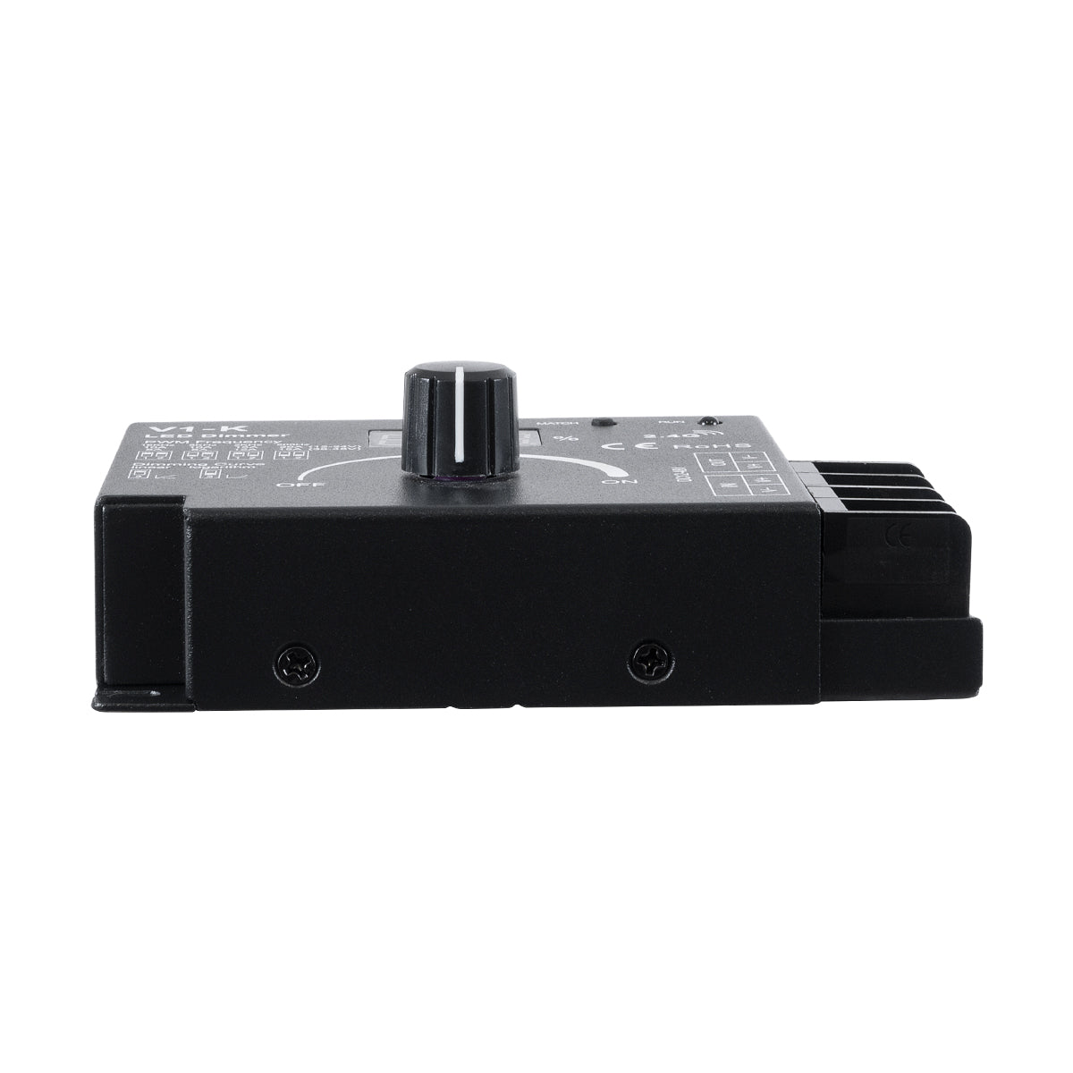GloboStar® 73117 V1-K SKYDANCE DC RF 2.4Ghz Dimmer PWM Frequency Controller 1 Κανάλι DC 12-24V 1 x 20A 480W - Max 20A 480W - IP20 Μ10.7 x Π7.5 x Υ3.8cm - 5 Χρόνια Εγγύηση - ledmania.gr