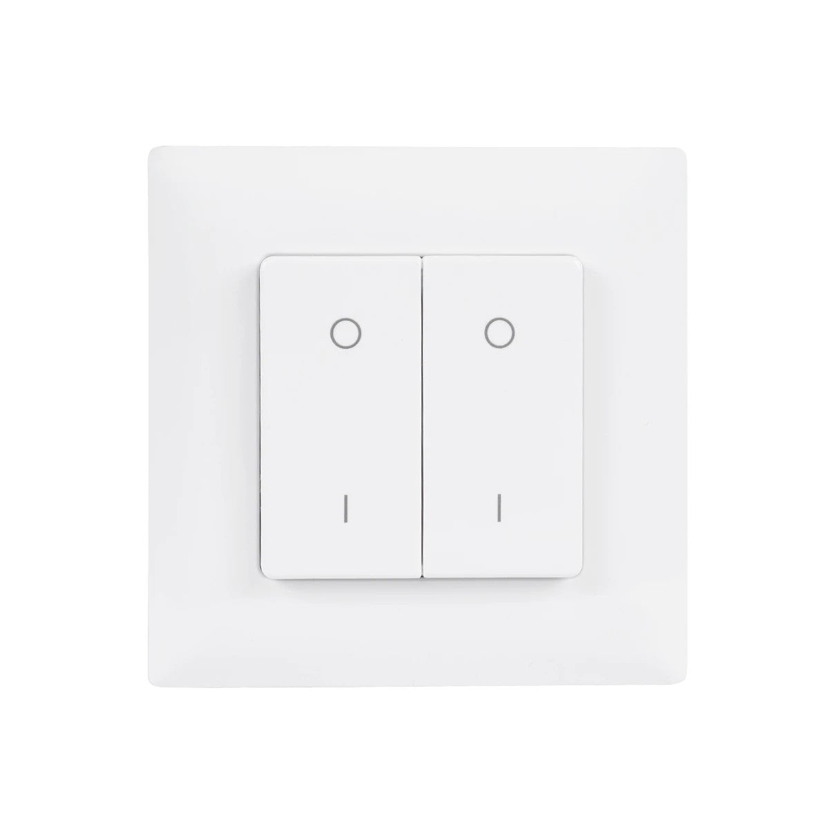 GloboStar® 73122 PF1-2 SKYDANCE Ασύρματο Επιτοίχιο Χειριστήριο 2 Group  RF 2.4Ghz DC3V IP20 - Μ8.5 x Π8.5 x Υ1.7cm - 5 Χρόνια Εγγύηση - ledmania.gr