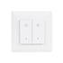 GloboStar® 73122 PF1-2 SKYDANCE Ασύρματο Επιτοίχιο Χειριστήριο 2 Group  RF 2.4Ghz DC3V IP20 - Μ8.5 x Π8.5 x Υ1.7cm - 5 Χρόνια Εγγύηση - ledmania.gr