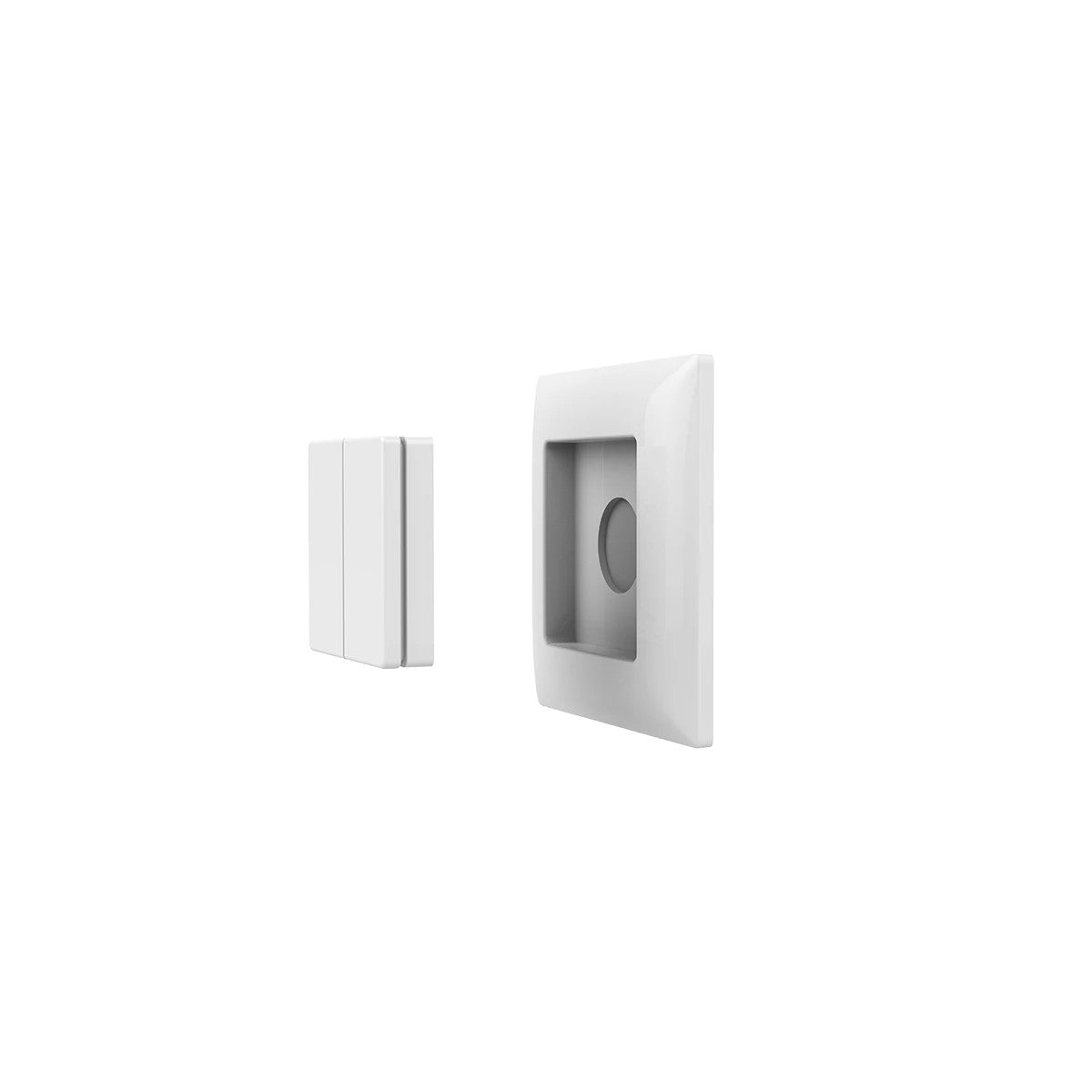 GloboStar® 73122 PF1-2 SKYDANCE Ασύρματο Επιτοίχιο Χειριστήριο 2 Group  RF 2.4Ghz DC3V IP20 - Μ8.5 x Π8.5 x Υ1.7cm - 5 Χρόνια Εγγύηση - ledmania.gr