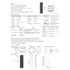 GloboStar® 73124 S1-B+R11 SKYDANCE ΣΕΤ Dimmer & Ασύρματο Χειριστήριο Αφής 1 Group RF 2.4Ghz 1.5A Max AC100-240V (360W) - DC 3V IP20 - 5 Χρόνια Εγγύηση - ledmania.gr
