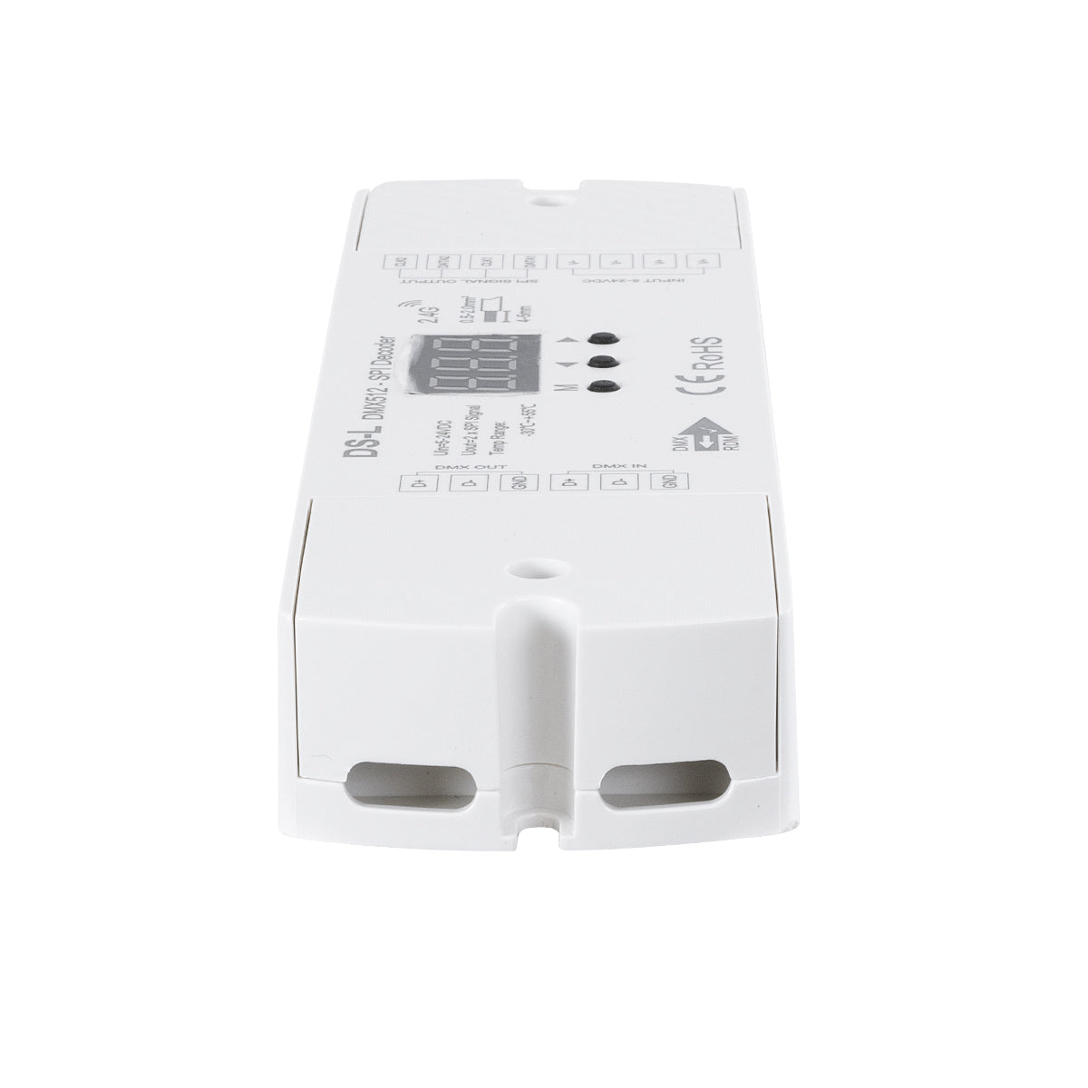 GloboStar® 73142 DS-L SKYDANCE DC RF 2.4Ghz DMX512 to SPI Decoder DC 5-24V - IP20  Μ17 x Π5 x Υ2.5cm - 5 Χρόνια Εγγύηση - ledmania.gr