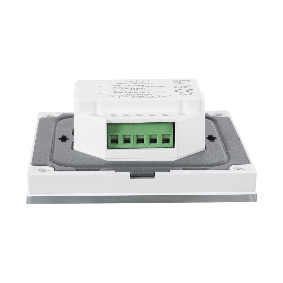 GloboStar® 73153 T15-S SKYDANCE Ασύρματο DMX512 Επιτοίχιο Χειριστήριο RF 2.4Ghz 1 Group για όλα τα SKYDANCE DMX512 Controller AC 100-240V Max 0.1A - IP20 Μ8.5 x Μ8.5 x Π8.5 x Υ3.5cm - 5 Χρόνια Εγγύηση - ledmania.gr