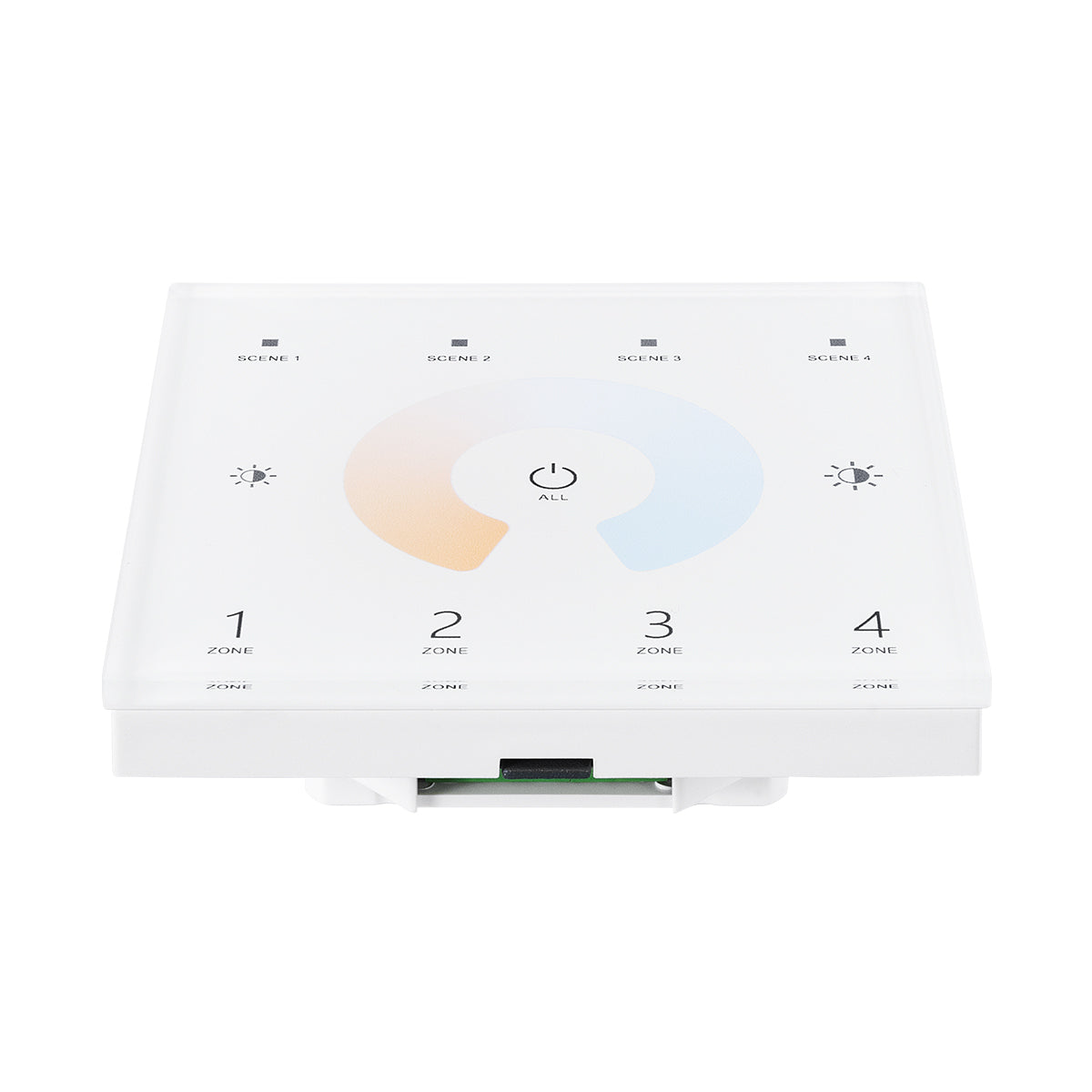GloboStar® 73160 T12 SKYDANCE Ασύρματο DMX512 Επιτοίχιο Χειριστήριο RF 2.4Ghz 4 Group για όλα τα SKYDANCE DMX512 Controller AC 100-240V Max 0.1A - IP20  Μ8.5 x Π8.5 x Υ3.5cm - 5 Χρόνια Εγγύηση - ledmania.gr