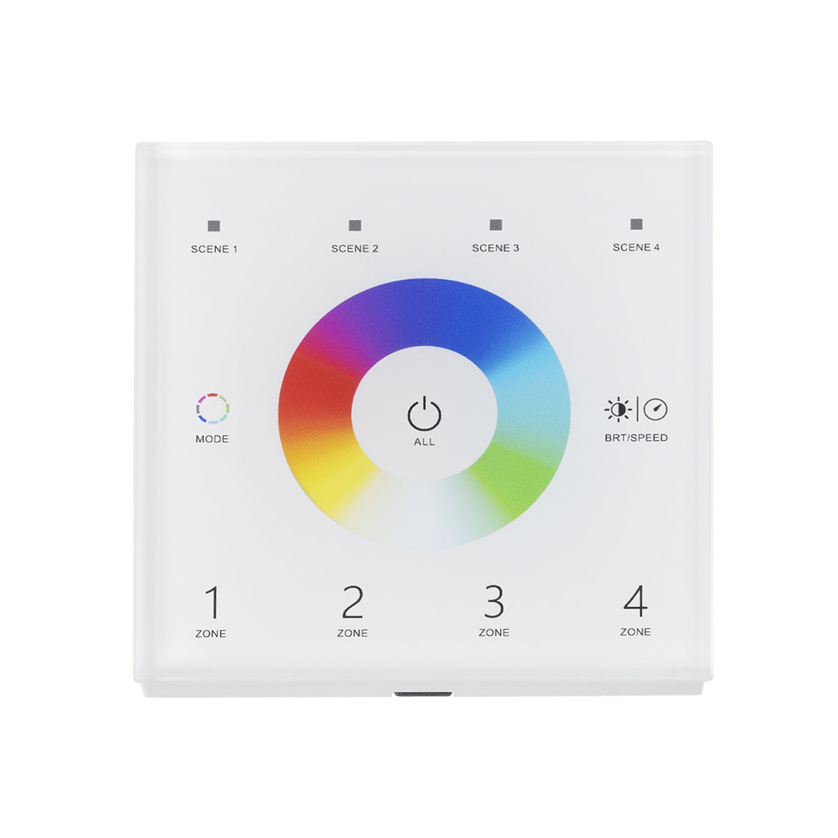GloboStar® 73161 T13 SKYDANCE Ασύρματο DMX512 Επιτοίχιο Χειριστήριο RF 2.4Ghz 4 Group για όλα τα SKYDANCE DMX512 Controller AC 100-240V Max 0.1A - IP20  Μ8.5 x Π8.5 x Υ3.5cm - 5 Χρόνια Εγγύηση - ledmania.gr