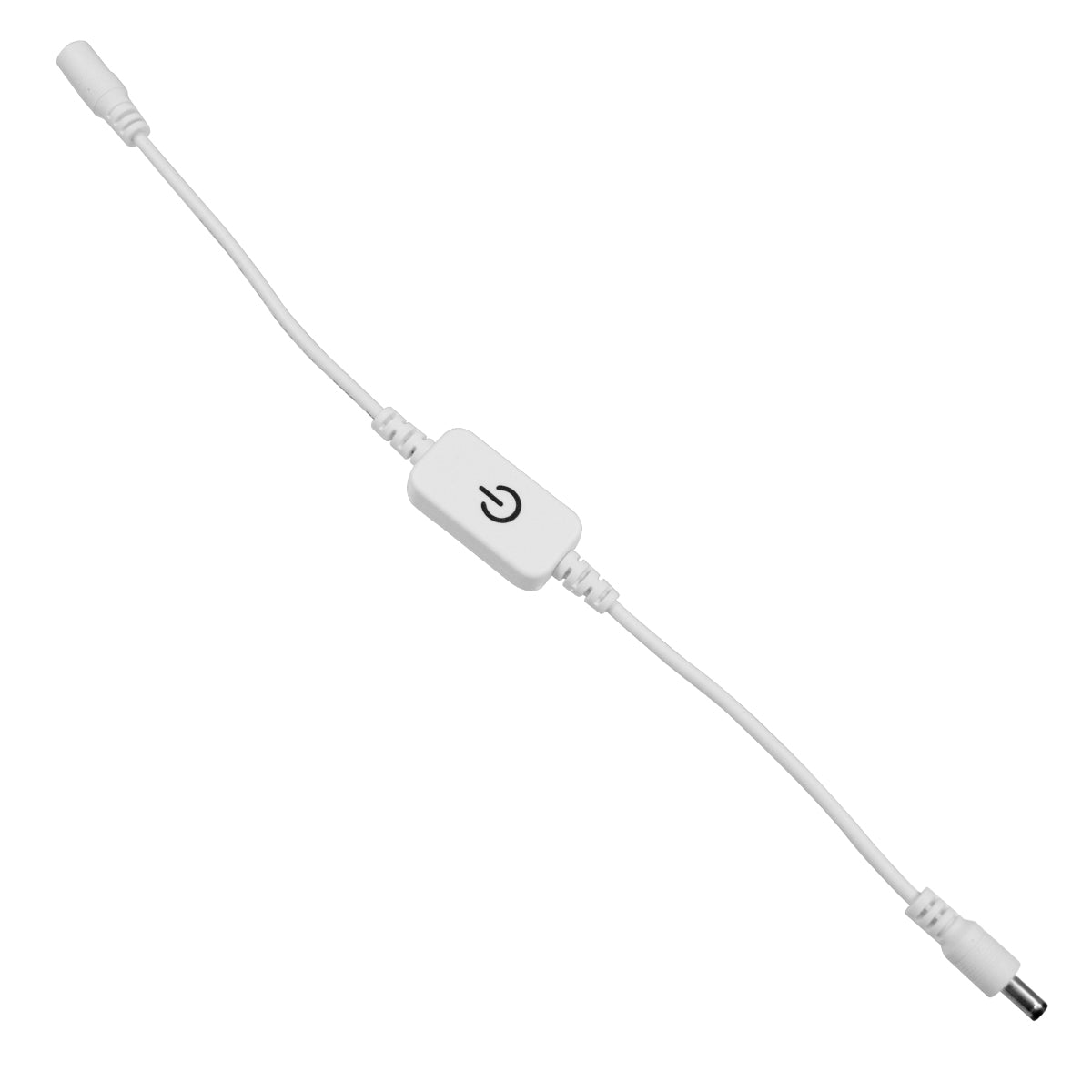 GLOBOSTAR® DIMMERANO 73303 Διακόπτης Αφής On/Off & Push Dimming με 1 x 5A 120W Κανάλι DC 12-24V 5A 120W Max IP20 - Λευκό - Μ25 x Π2.3 x Υ1.1cm - 2 Χρόνια Εγγύηση - ledmania.gr