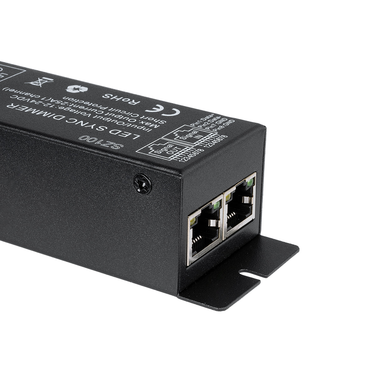 GLOBOSTAR® DIMMERIO 73311 Σετ Dimmer με RF Ασύρματο Χειριστήριο με 1 x 25A 600W Κανάλι DC 12-24V 25A 600W Max IP20 - RF2.4Ghz SYNC - Μ12.7 x Π4 x Υ3.2cm - 2 Χρόνια Εγγύηση