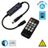 GLOBOSTAR® DIMMEROLI 73322 Σετ Dimmer με RF Ασύρματο Χειριστήριο με 1 x 6A 144W Κανάλι DC 12-24V 6A 144W Max IP20 - RF2.4Ghz - Μ31 x Π1.7 x Υ1.1cm - 2 Χρόνια Εγγύηση