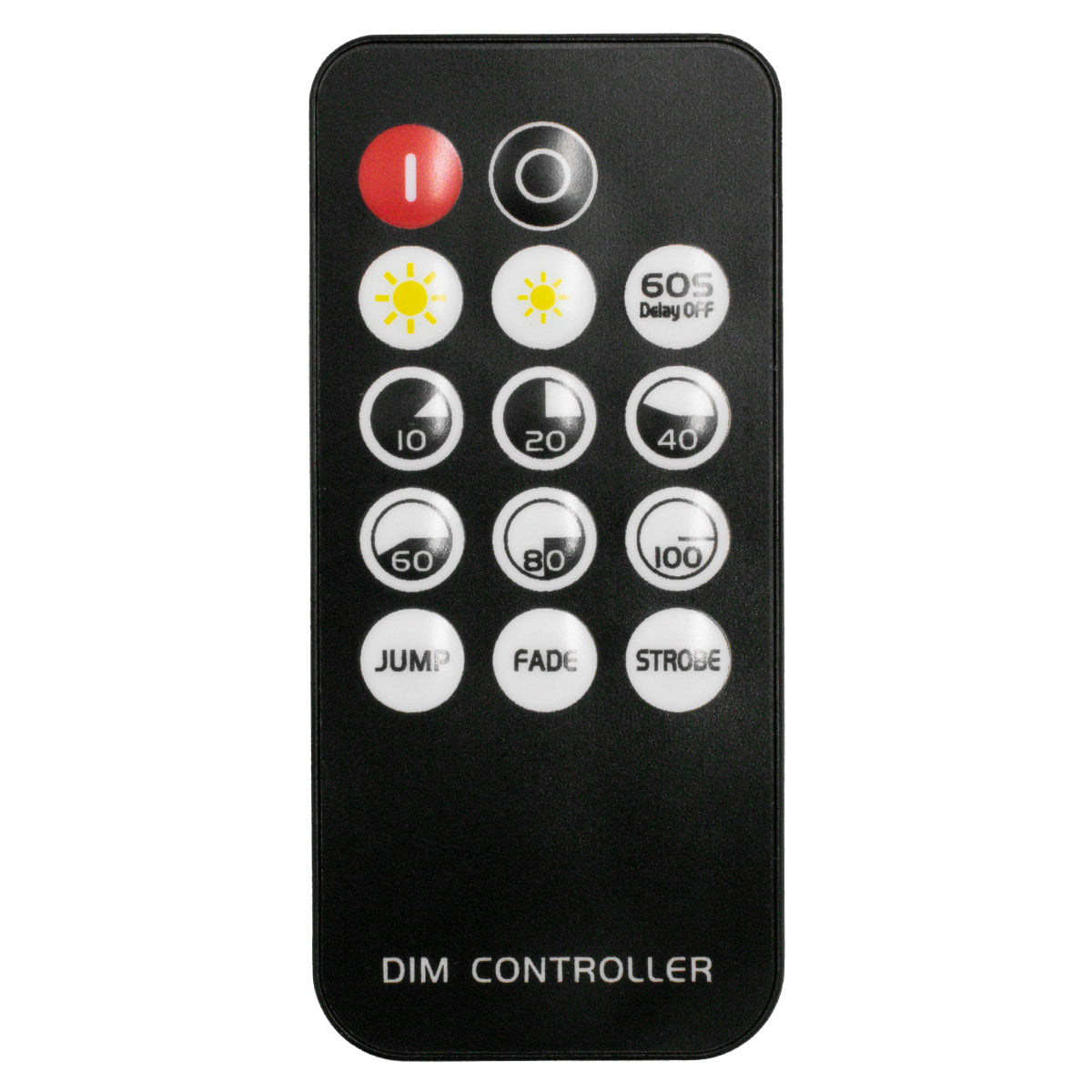 GLOBOSTAR® DIMMEROLI 73322 Σετ Dimmer με RF Ασύρματο Χειριστήριο με 1 x 6A 144W Κανάλι DC 12-24V 6A 144W Max IP20 - RF2.4Ghz - Μ31 x Π1.7 x Υ1.1cm - 2 Χρόνια Εγγύηση