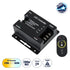 GLOBOSTAR® CCTCONTROLLER 73351 Σετ Dimmer / Controller με RF Ασύρματο Χειριστήριο με 2 x 6A 144W Κανάλια DC 12-24V 12A 288W Max IP20 - RF2.4Ghz SYNC - Μ8.3 x Π8.3 x Υ3.2cm - 2 Χρόνια Εγγύηση - ledmania.gr