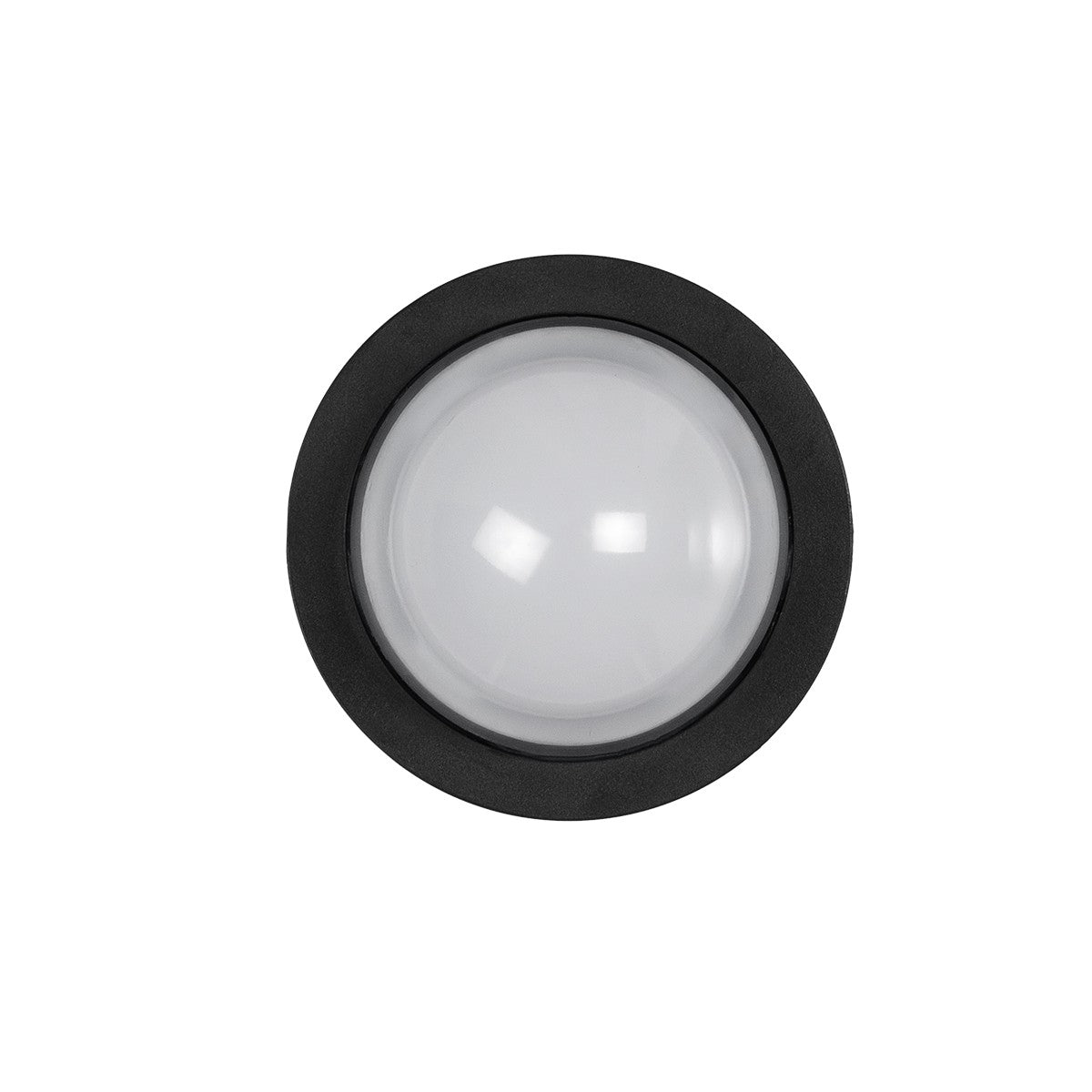 kelvo® NEXA KLV-101-0247 Φωτιστικό Τοίχου / Απλίκα LED 6W 480lm 180° AC 220-240V Αδιάβροχο IP65 Ultra Θερμό Λευκό 1800K - Sanan SMD Chip & TÜV SÜD Driver - Μαύρο Ματ - Μ11 x Π8.5 x Υ11cm - 5 Χρόνια Εγγύηση